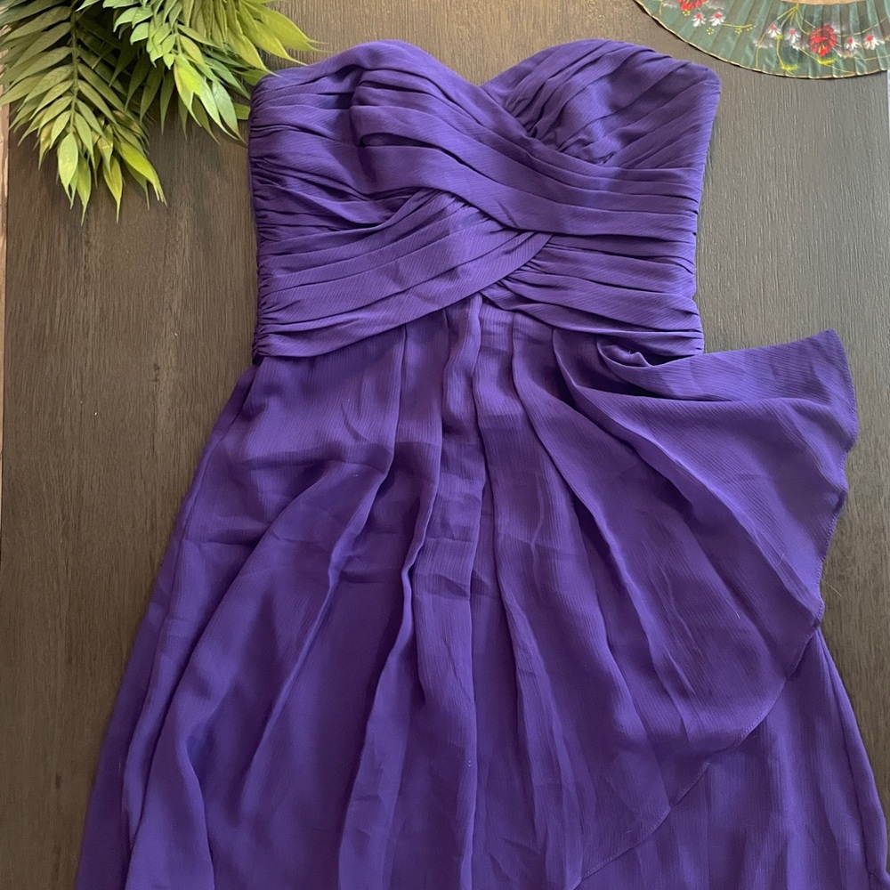 David’s bridal dress. Purple, size 8.